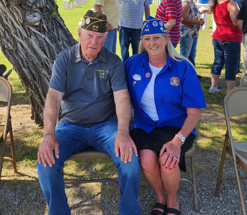Memorial Day Event Commander and Auxiliary President